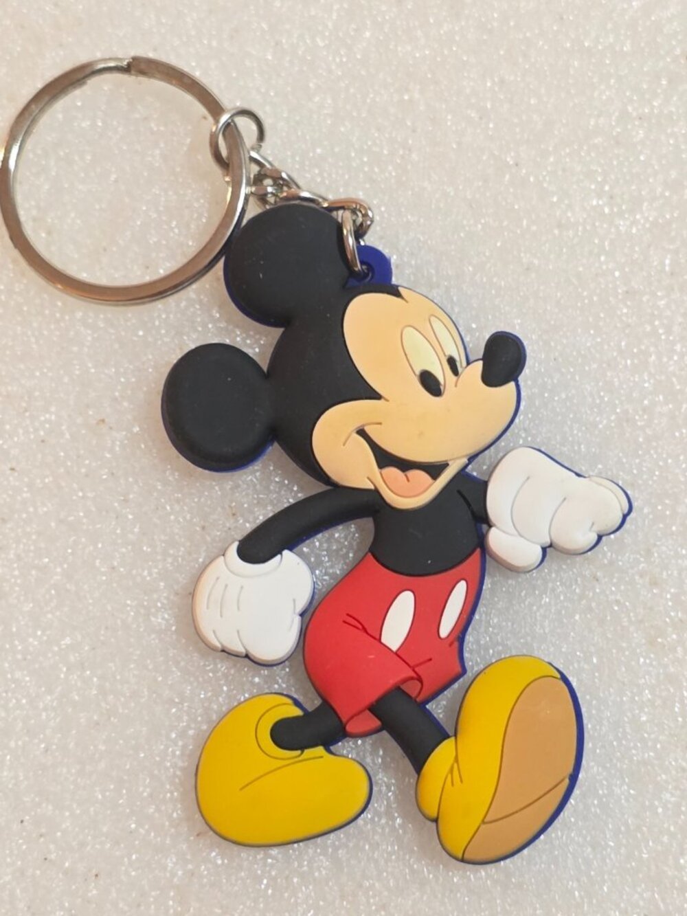 Disney Parks Mickey Mouse Keychain Vinyl Strutting Walking 3 Inch FAC-011755